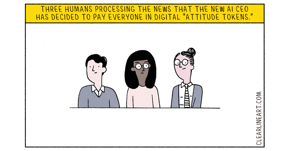 Cartoon55 - ClearLineArt Editorial Cartoon