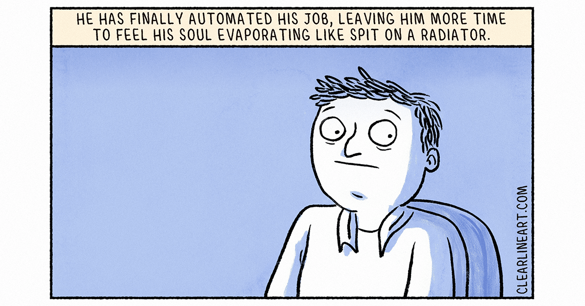 Cartoon59 - ClearLineArt Editorial Cartoon