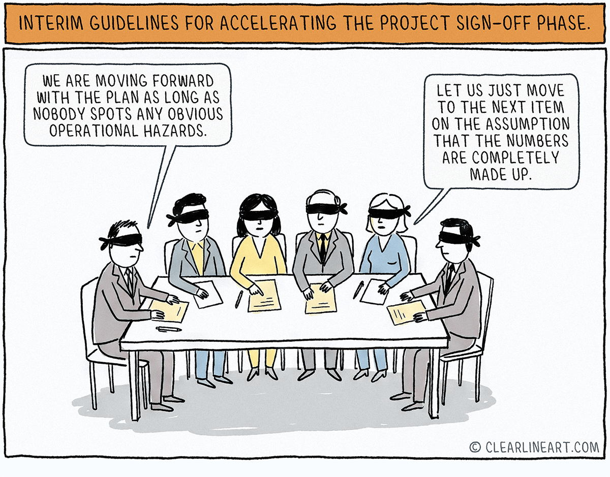 Cartoon61 - ClearLineArt Editorial Cartoon